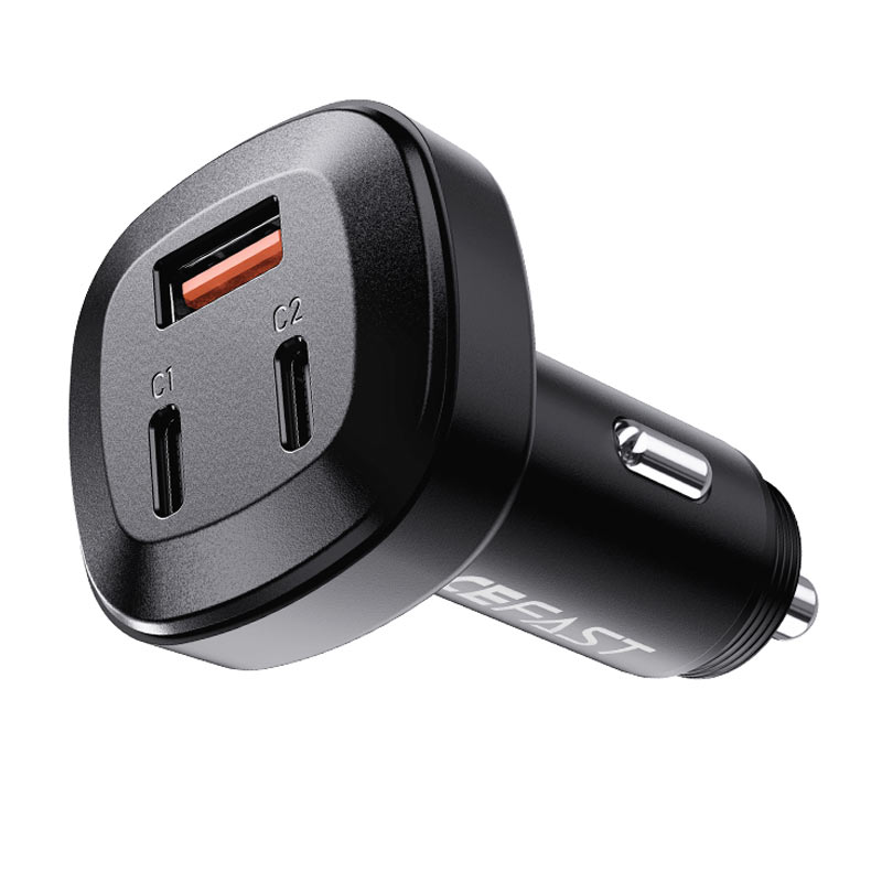 AceFast - AceFast 66W 3 - Port Metal Car Charger B3 - Cle Market