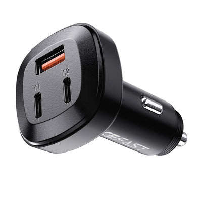 AceFast - AceFast 66W 3 - Port Metal Car Charger B3 - Cle Market