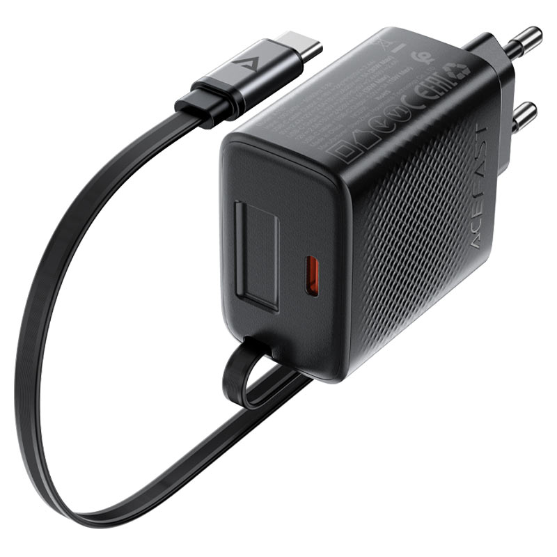 Acefast Fast Charge Wall Charger A110 PD30W (USB-C+USB-C cable) EU