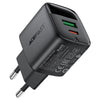Acefast 25W GaN Fast Wall Charger Dual Port