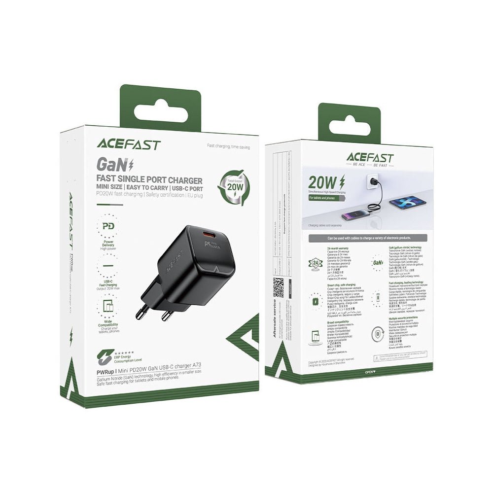 AceFast - Acefast A73 GaN PD20W Charger - Cle Market