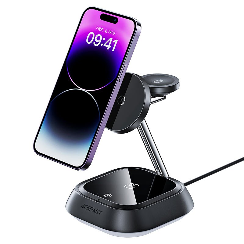 AceFast - AceFast AirCharge 3 in 1 Wireless Charger Desktop Holder E16 - Cle Market