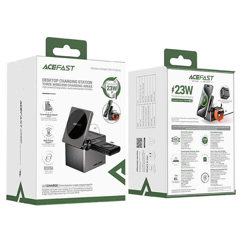 AceFast - AceFast AirCharge Desktop Charging Station E18 - Cle Market