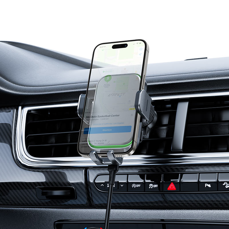 AceFast - AceFast AirCharge Fast Wireless Charger Car Mount Holder D17 - Cle Market