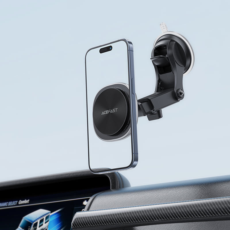 AceFast - AceFast AirCharge Magnetic Wireless Charger Car Holder D42 - Cle Market