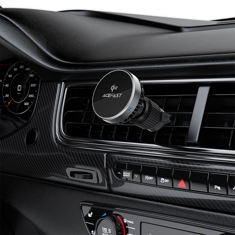 AceFast - AceFast AirCharge Qi2 Magnetic Charger Car Holder D40 - Cle Market