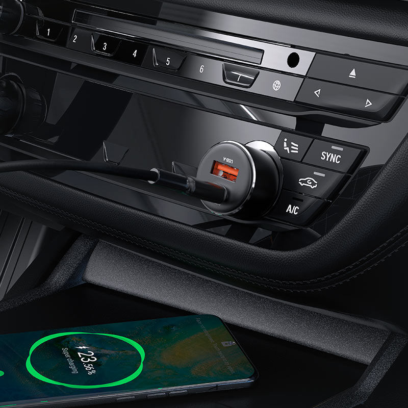 Acefast 60W Dual Port Car Charger