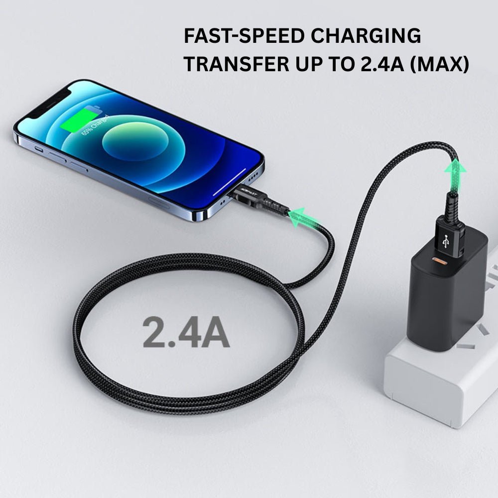 AceFast - Acefast C1 - 02 USB - A to Lightning Cable - Cle Market
