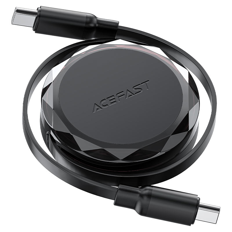Acefast 60W Retractable Data Cable USB-C to USB-C