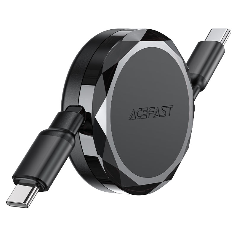 Acefast 60W Retractable Data Cable USB-C to USB-C
