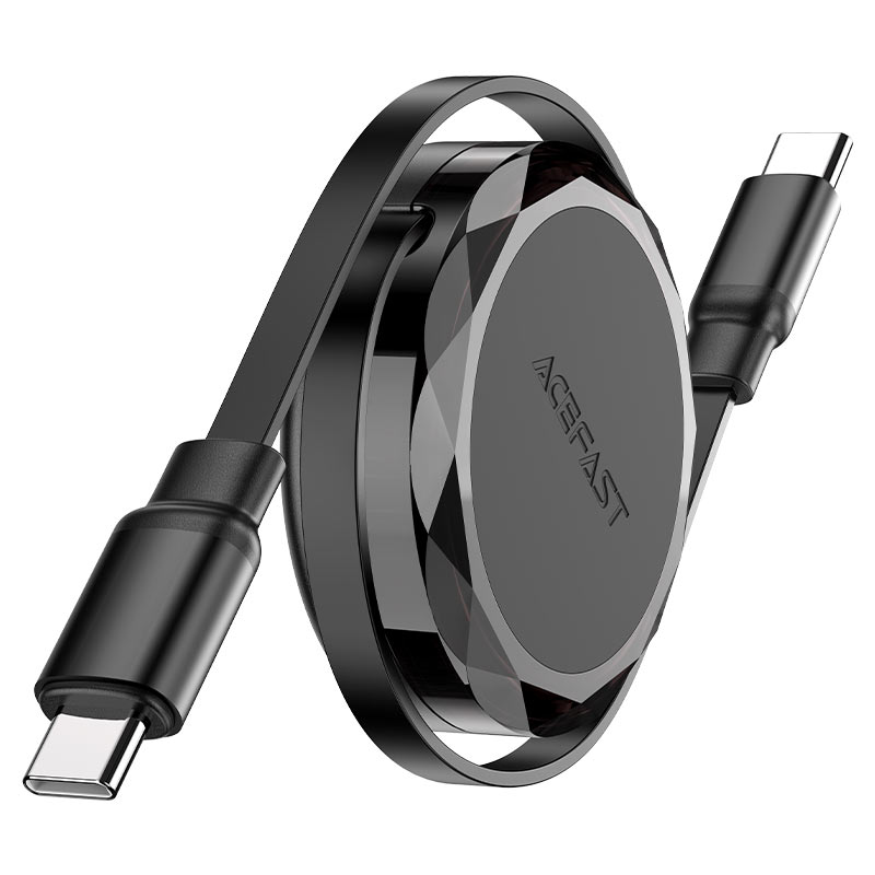 Acefast 60W Retractable Data Cable USB-C to USB-C