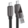 Acefast Charging Data Cable USB-A and USB-C to USB-C - Cle Market