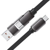 Acefast Charging Data Cable USB-A and USB-C to USB-C - Cle Market