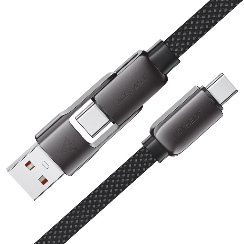 Acefast Charging Data Cable USB-A and USB-C to USB-C - Cle Market