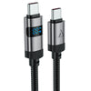 Acefast 60W USB-C LED Digital Display Cable