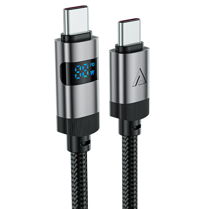Acefast 60W USB-C LED Digital Display Cable