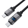 Acefast 60W USB-C LED Digital Display Cable