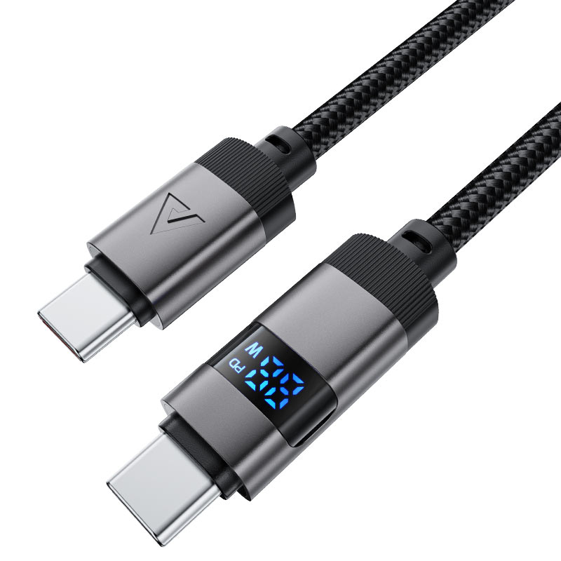 Acefast 60W USB-C LED Digital Display Cable
