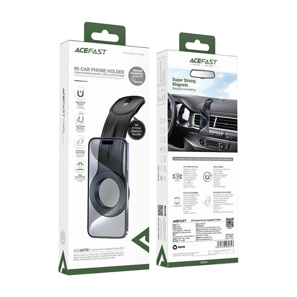 AceFast - AceFast Car Mount Magnetic Holder D19 - Cle Market