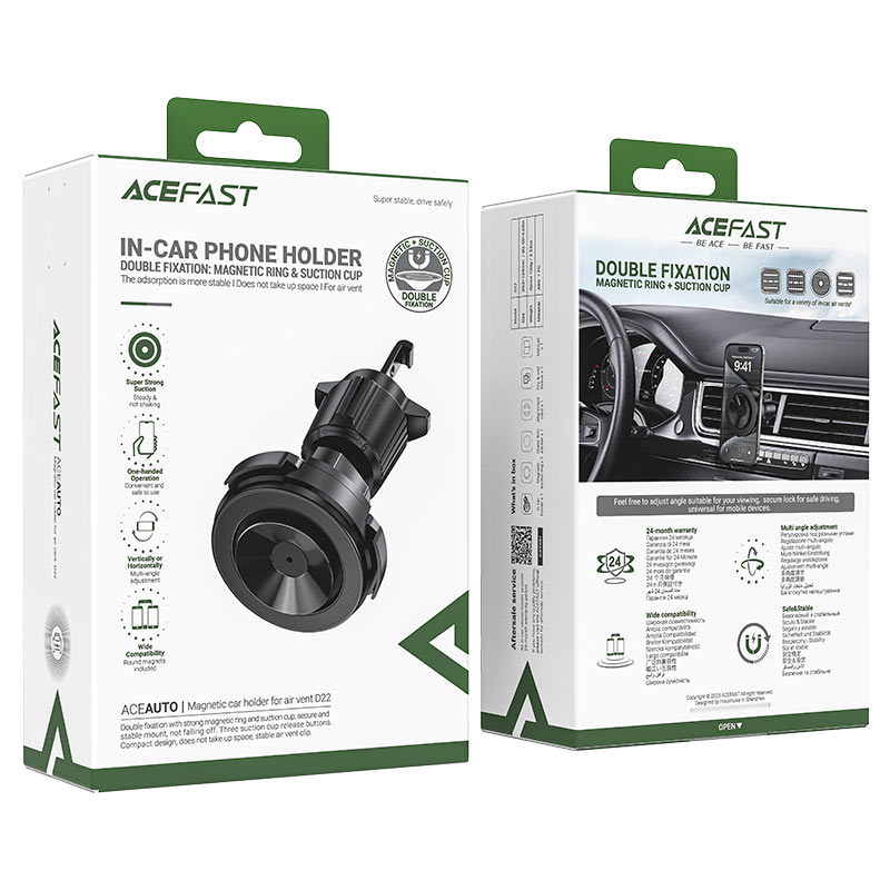 Acefast Car Mount Magnetic Holder D22 - Cle Market
