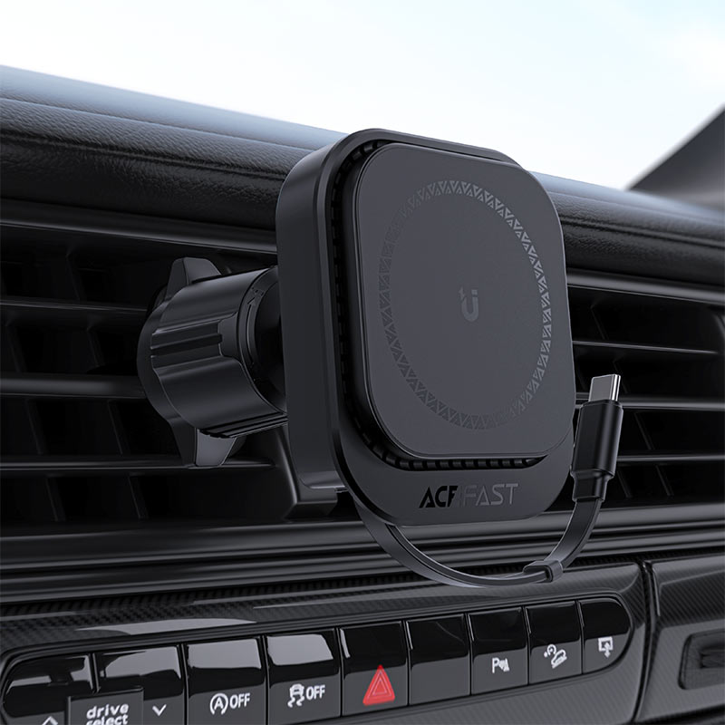Acefast Fast Wireless Charger Magnetic Car Holder D32 - Cle Market