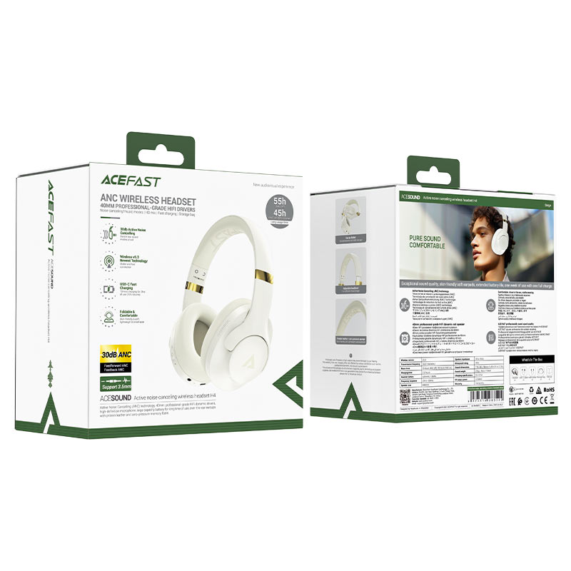 Acefast ANC Wireless Headphones H4 - Cle Market