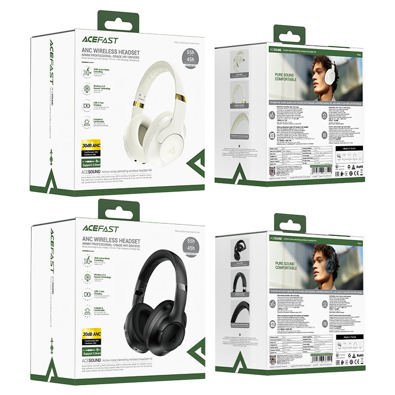 Acefast ANC Wireless Headphones H4 - Cle Market