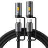 Acefast Charging Data Cable J4 USB-C LED Light Cigarette Lighter - Cle Market