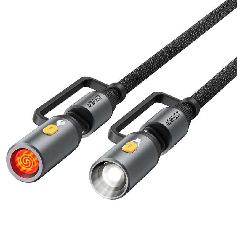 Acefast Charging Data Cable J4 USB-C LED Light Cigarette Lighter - Cle Market