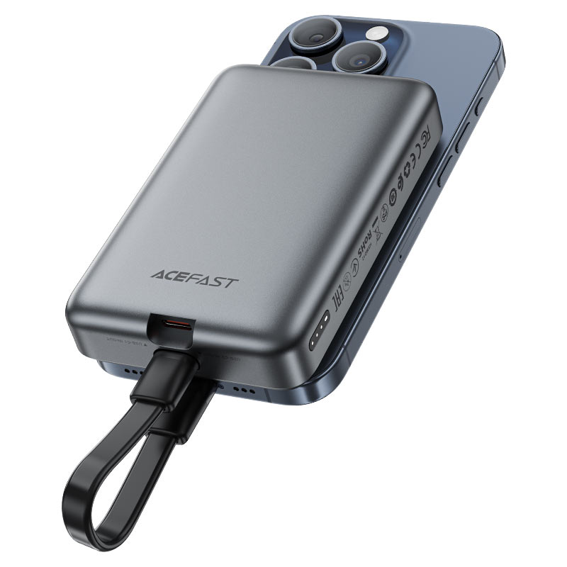 AceFast - AceFast Magnetic Wireless Power Bank M10 PD30W 10000mAh - Cle Market