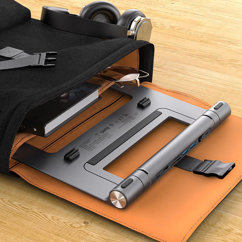 AceFast - AceFast Multifunctional Laptop Stand with Hub E5 Plus - Cle Market