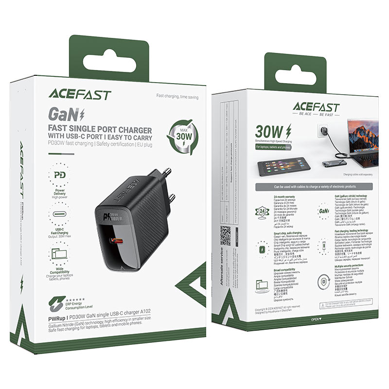 AceFast - AceFast PD30W GaN USB - C Charger A102 - Cle Market