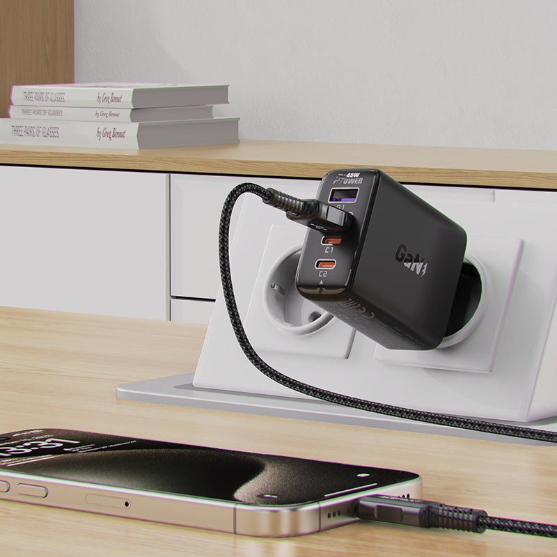 AceFast - AceFast PD45W GaN Wall Charger 4 - Ports A61 - Cle Market