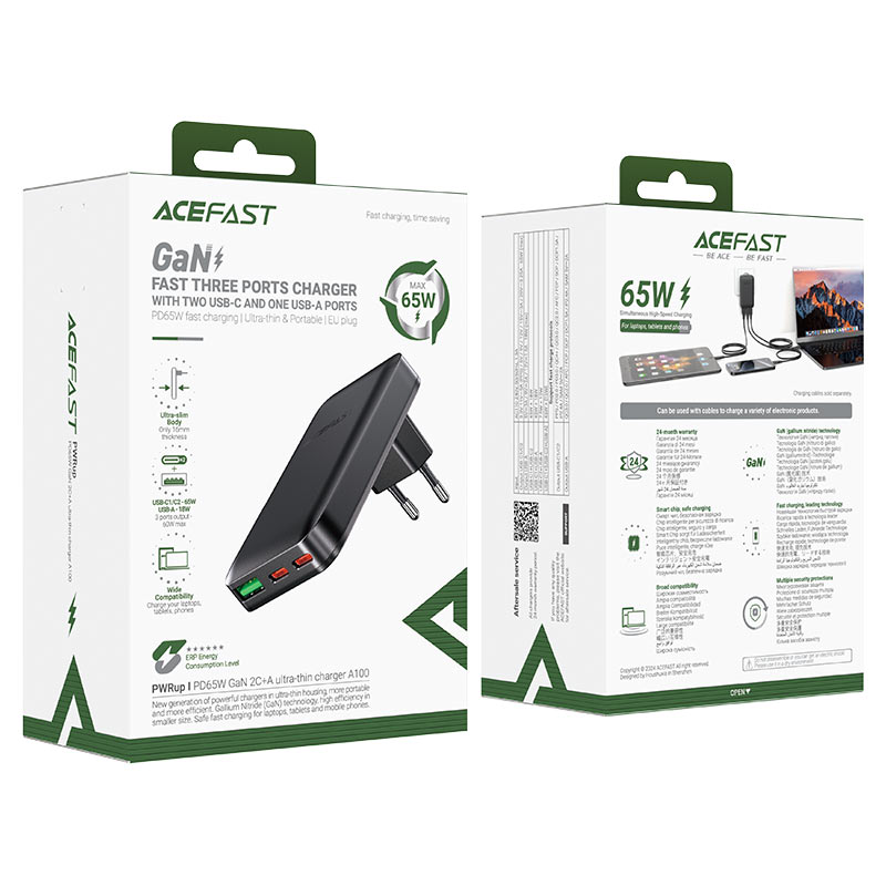 AceFast - AceFast PWRup PD65W GaN Charger A100 - Cle Market