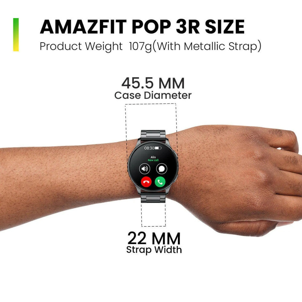 Amazfit Pop 3R Smartwatch - Cle Market