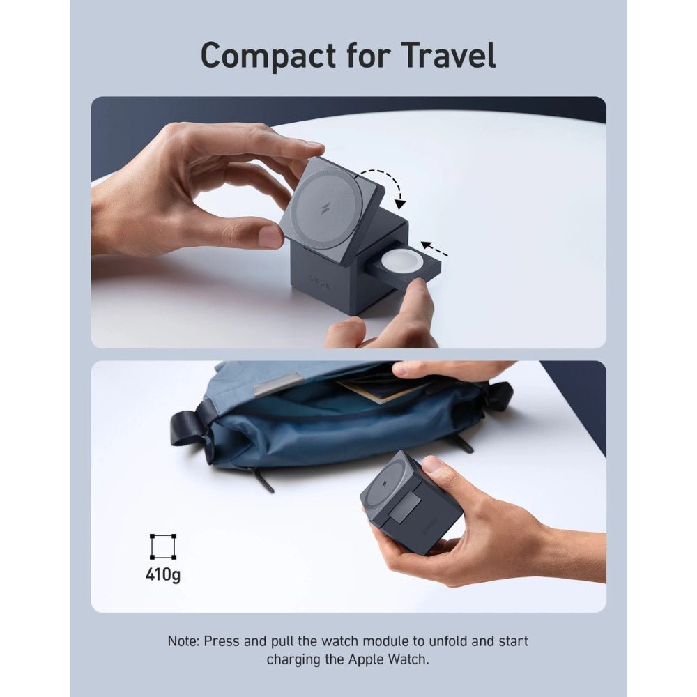 Anker - Anker 3 - in - 1 Cube with MagSafe - Cle Market