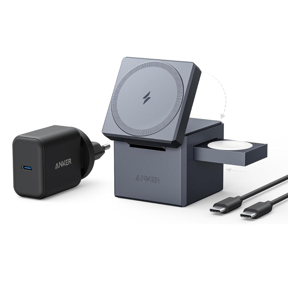 Anker - Anker 3 - in - 1 Cube with MagSafe - Cle Market