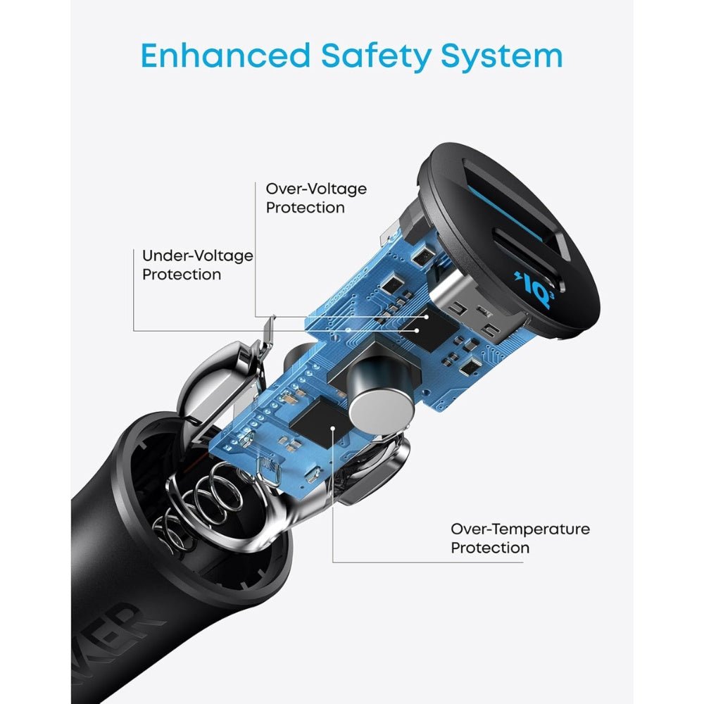 Anker - Anker 30W Ultra Compact Dual Port Car Charger - Cle Market