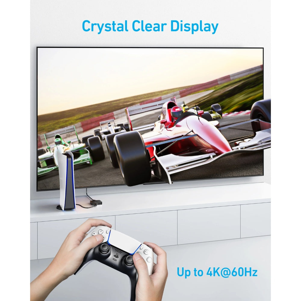 Anker HDMI Switch (2 in 1 Out, 4K HDMI) - Cle Market