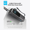 Anker Laptop Power Bank (25K, 165W, Built-In and Retractable Cables)
