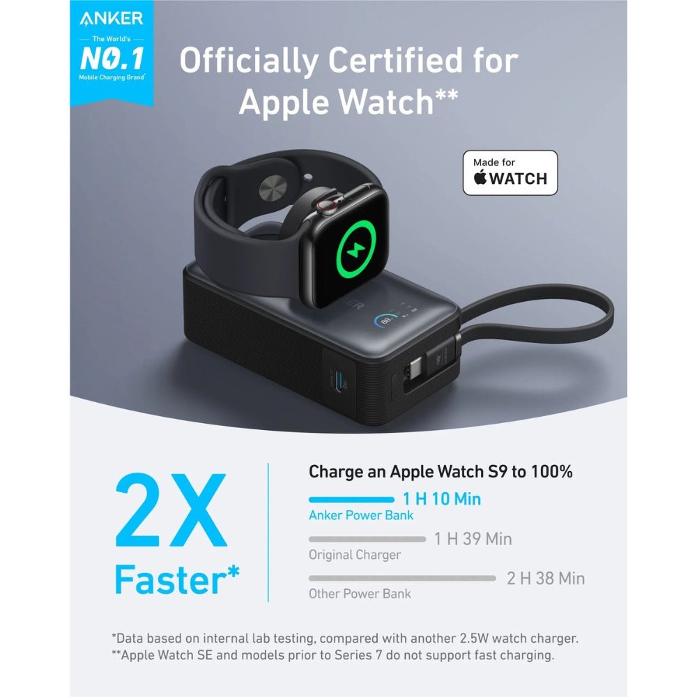 Anker - Anker MagGo Power Bank 10K 35W For Apple Watch - Cle Market