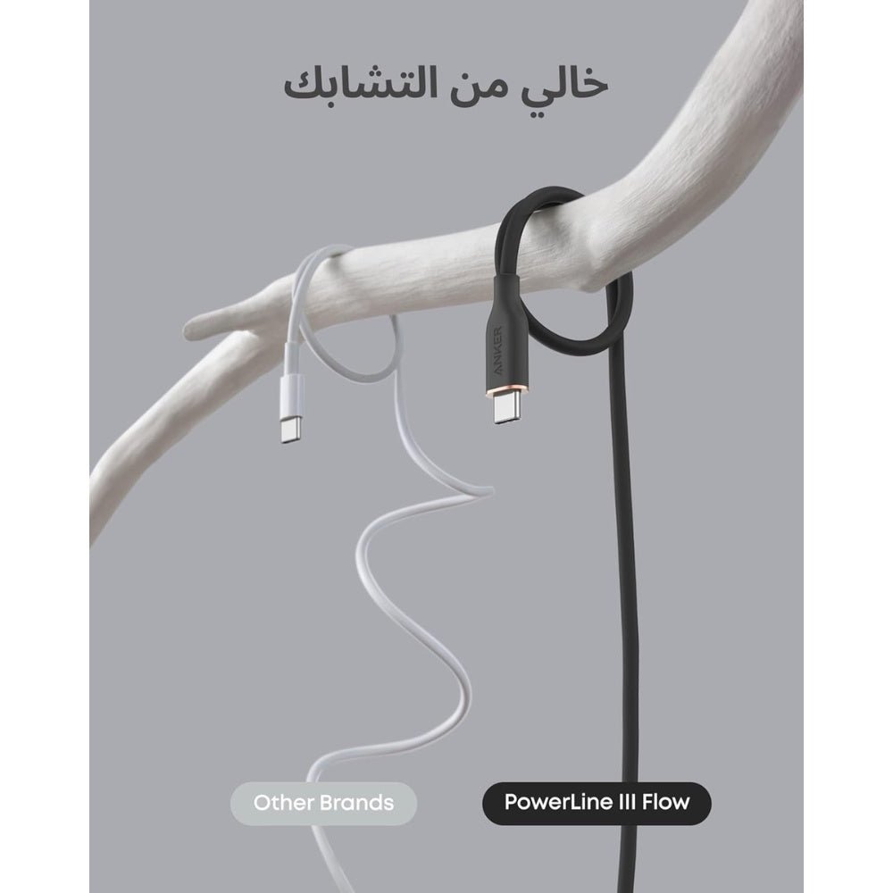 Anker - Anker PowerLine III Flow USB - C Cable 100W - Cle Market