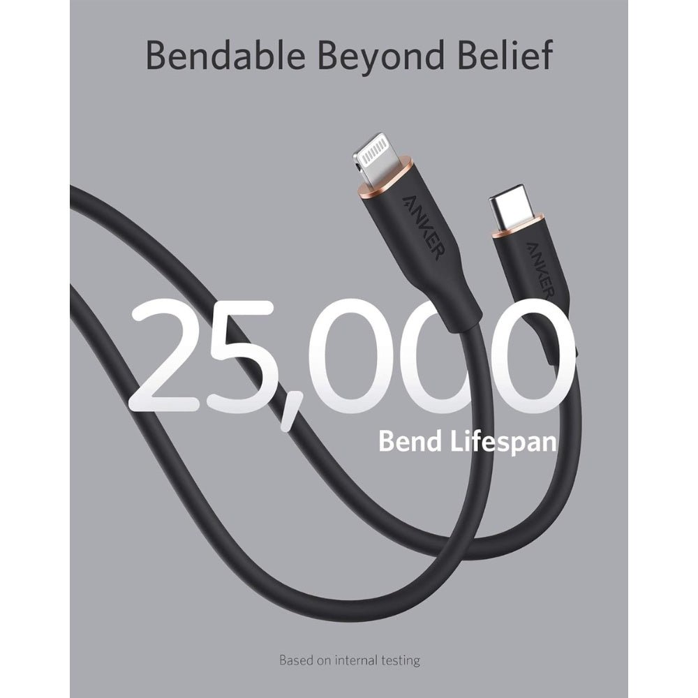 Anker - Anker PowerLine III Flow USB - C to Lightning Cable - Cle Market