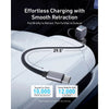 Anker - Anker USB - C Car Charger 75W Built - In Retractable Cable - Cle Market