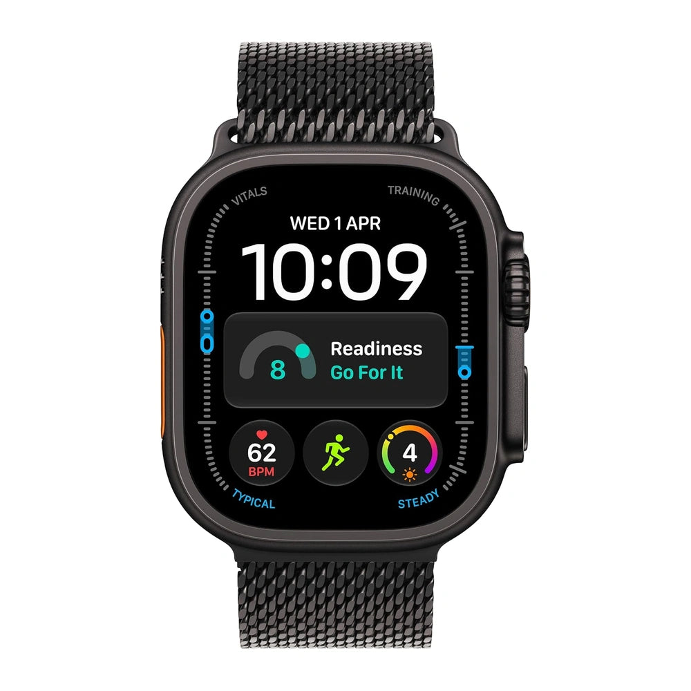Apple Watch Ultra 4 49mm Black Titanium Milanese Loop