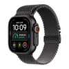 Apple Watch Ultra 4 49mm Black Titanium Milanese Loop
