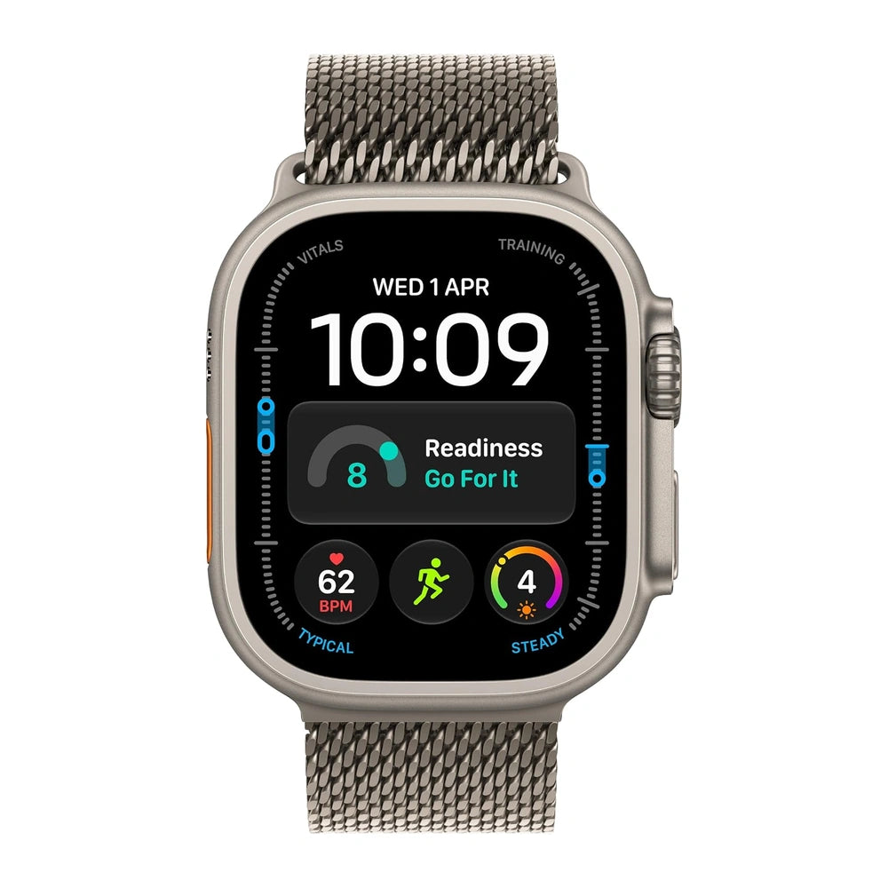 Apple Watch Ultra 4 49mm Natural Titanium Milanese Loop