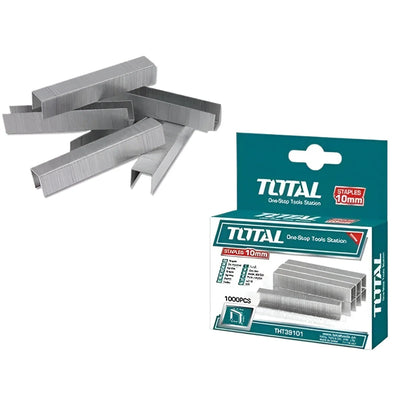 Total THT39102 steel staple strips shown with retail packaging