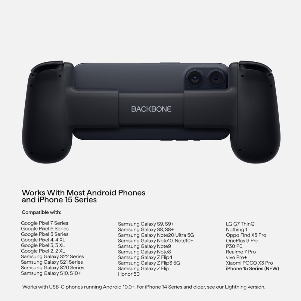 Backbone - Backbone One Mobile Gaming Controller for Android and iPhone (USB - C) - Cle Market