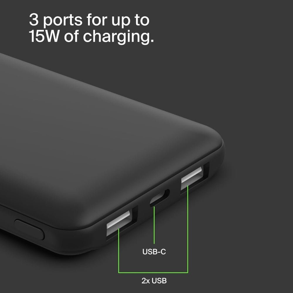 Belkin - Belkin BoostCharge Power Bank 10K 15W - Cle Market